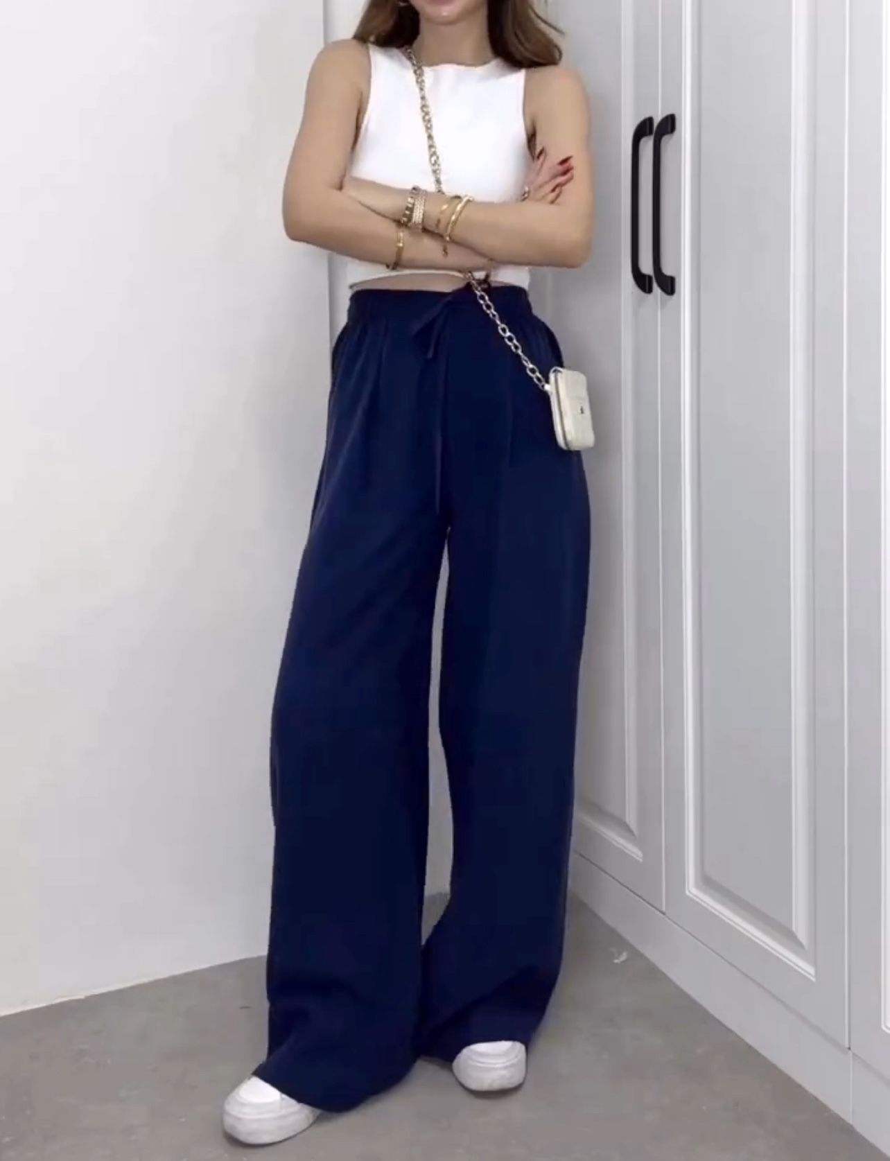 Pantalon Capri 100% Lin - الصورة 6