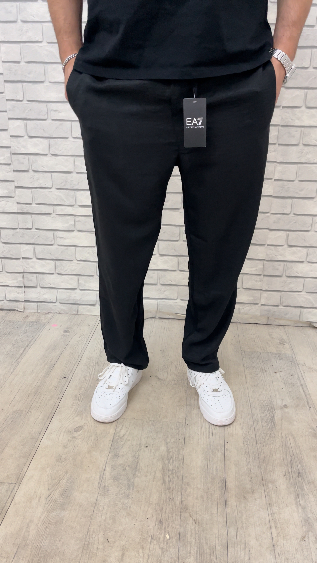 Pantalon emporio armani en Lin - الصورة 5